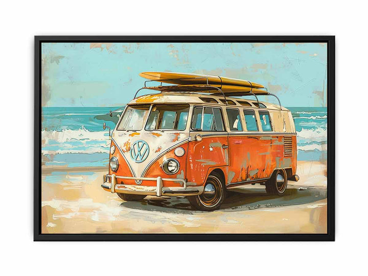 Vw Beach Side  Painting