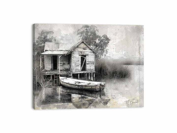 Fishing Shack  Canvas Print