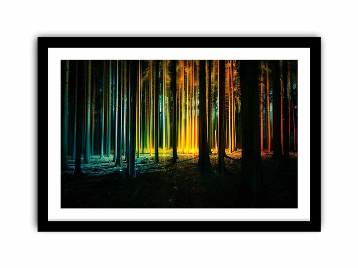 Golden Trees  Art Print