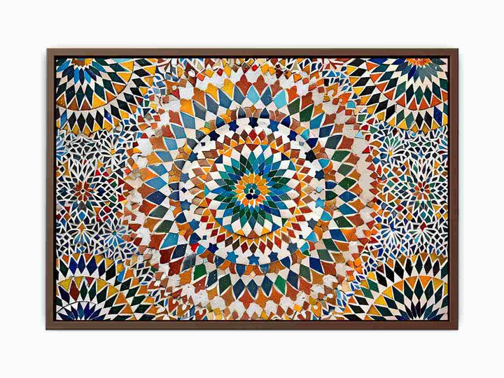 Moroccan Wall Pattern  Poster