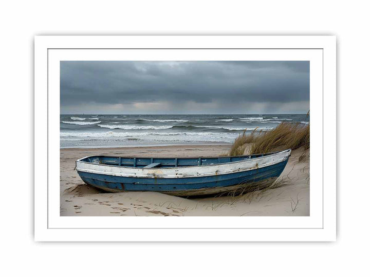 Boat On Beach Streched canvas