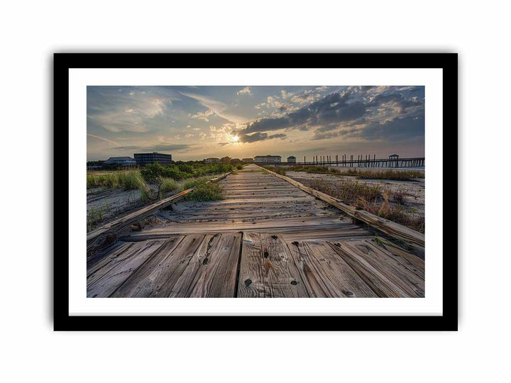 Hampton Pier  Art Print