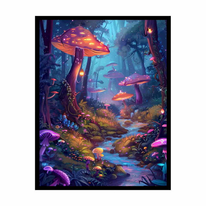 Cartoon Forest   Painting