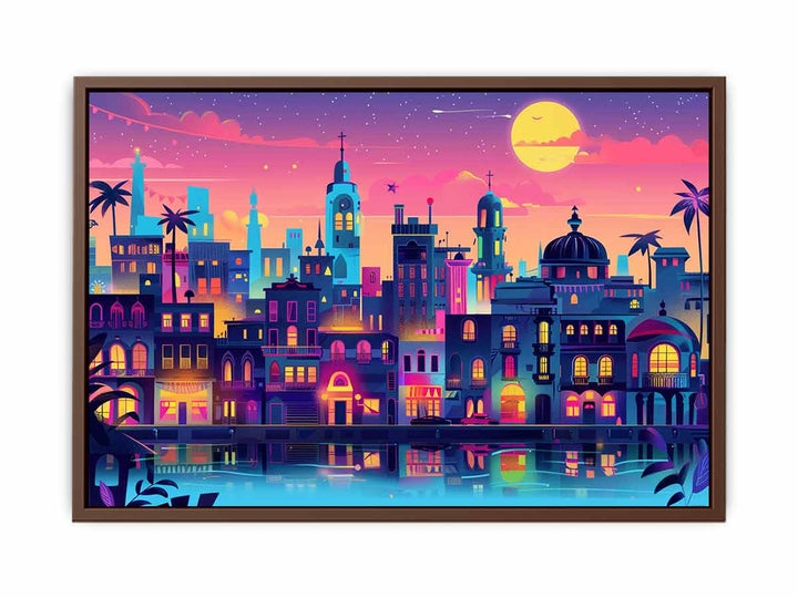 Vibrant Cityscape   Poster