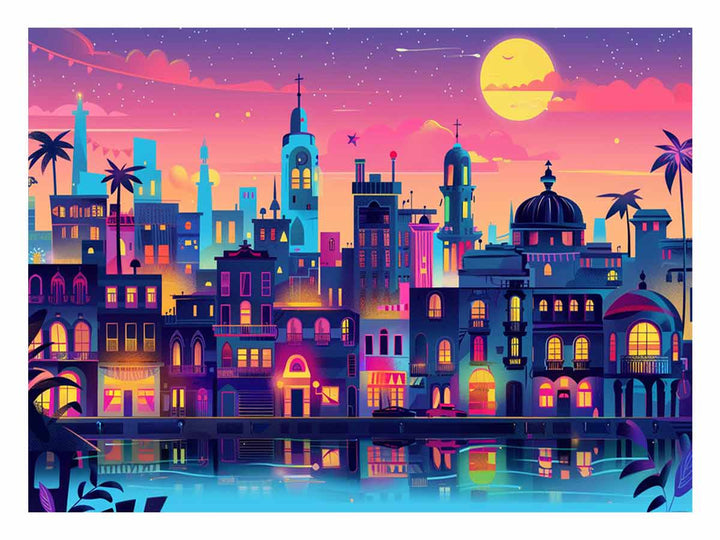 Vibrant Cityscape 