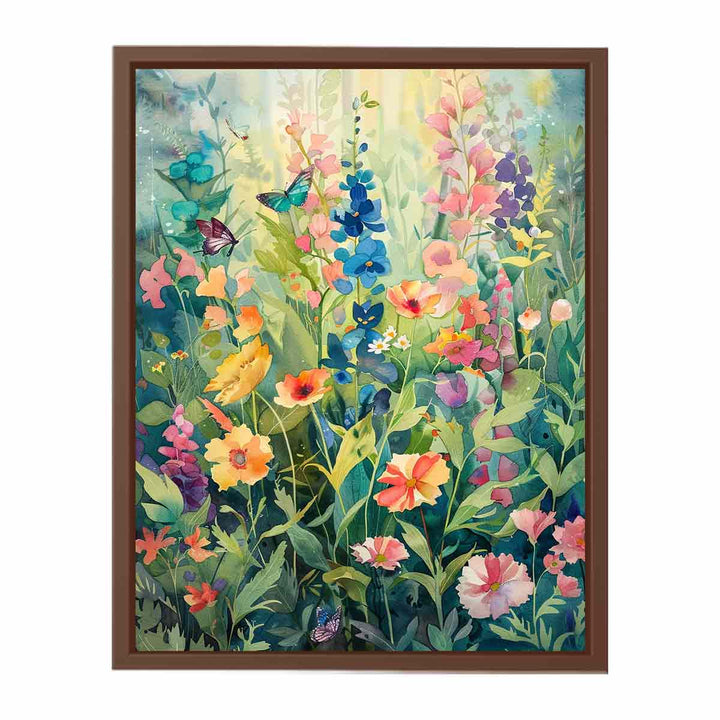 Garden Flowers   Poster