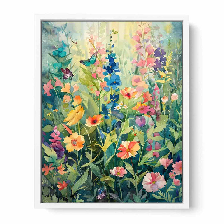 Garden Flowers  Framed Print