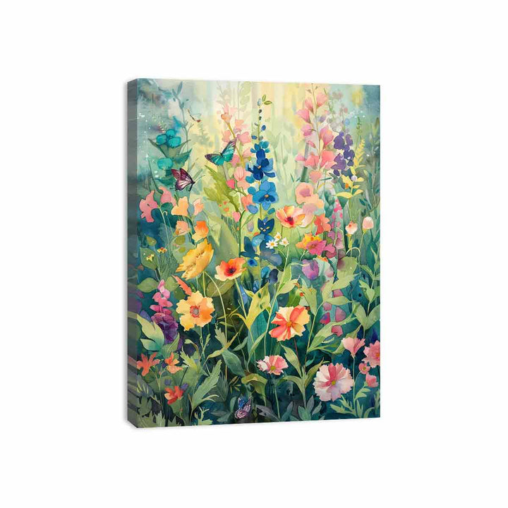 Garden Flowers  Canvas Print