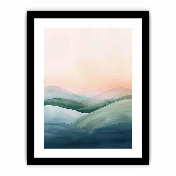 Serene Landscape   Art Print