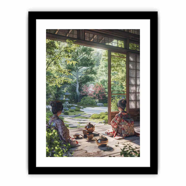 Garden Coffee  Art Print