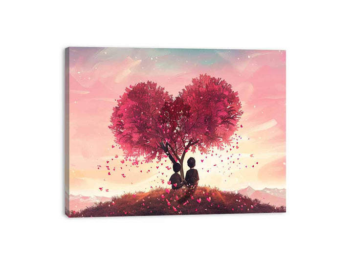 Love Tree  Canvas Print