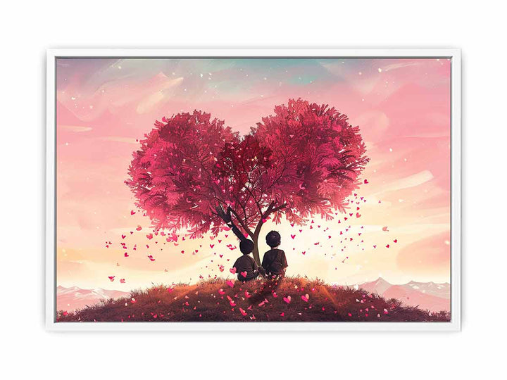 Love Tree  Framed Print