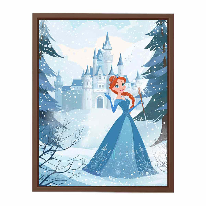 Princess In Blue  Poster