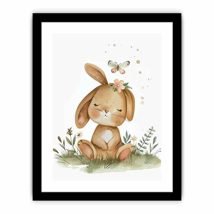 Baby Rabbit  Art Print