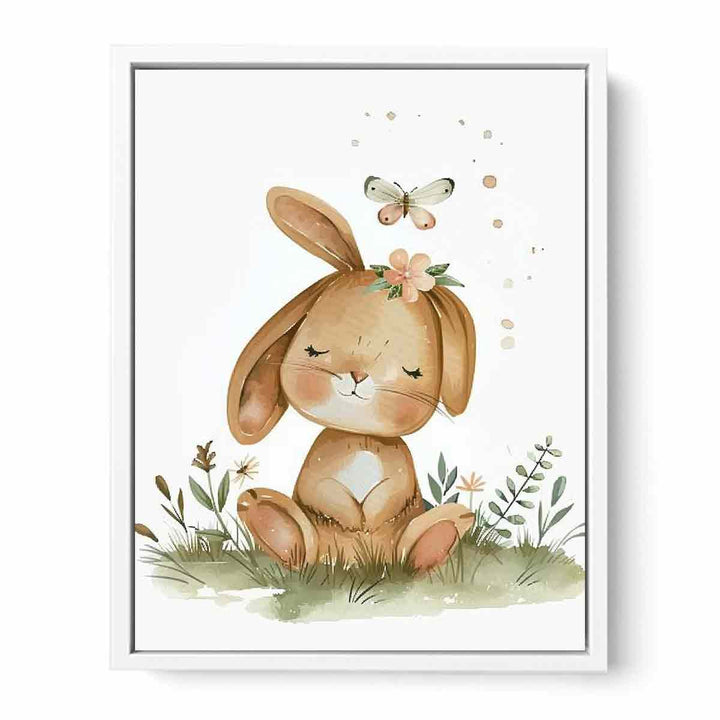 Baby Rabbit Framed Print