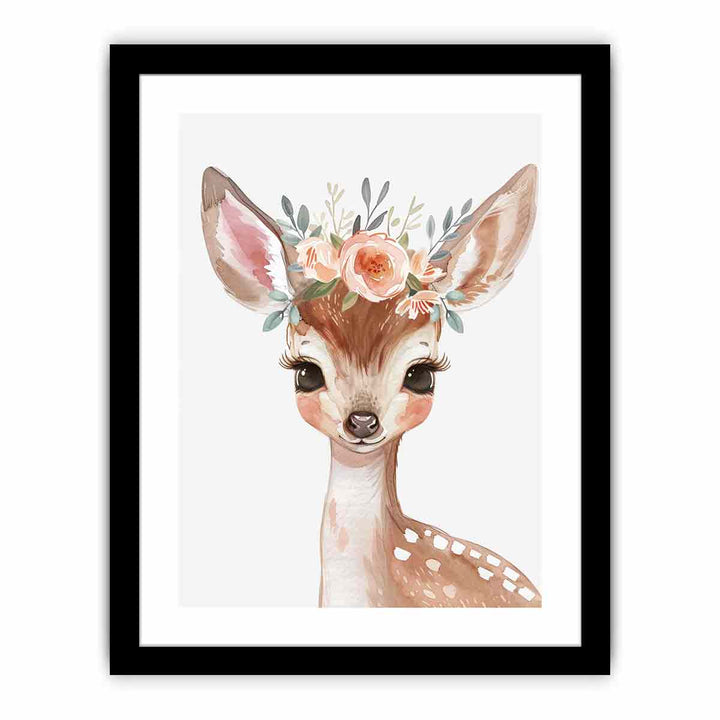 Baby Deer  Art Print