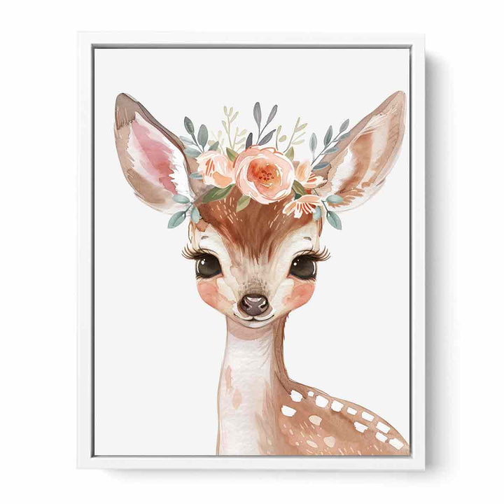 Baby Deer Framed Print