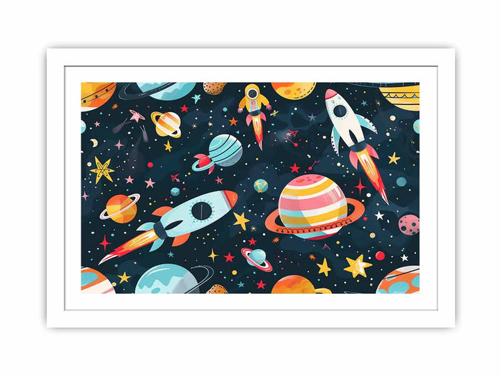 Space Adventure   Streched canvas