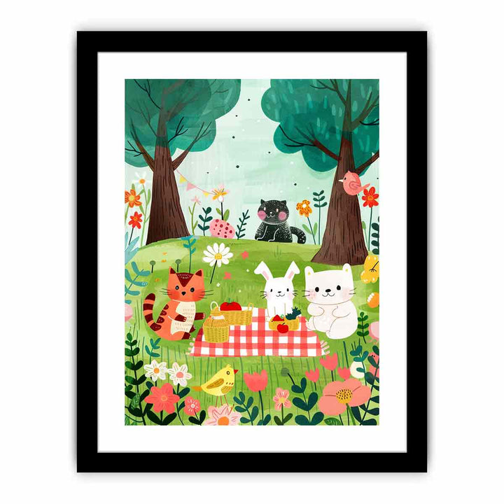 Animal Friends   Art Print