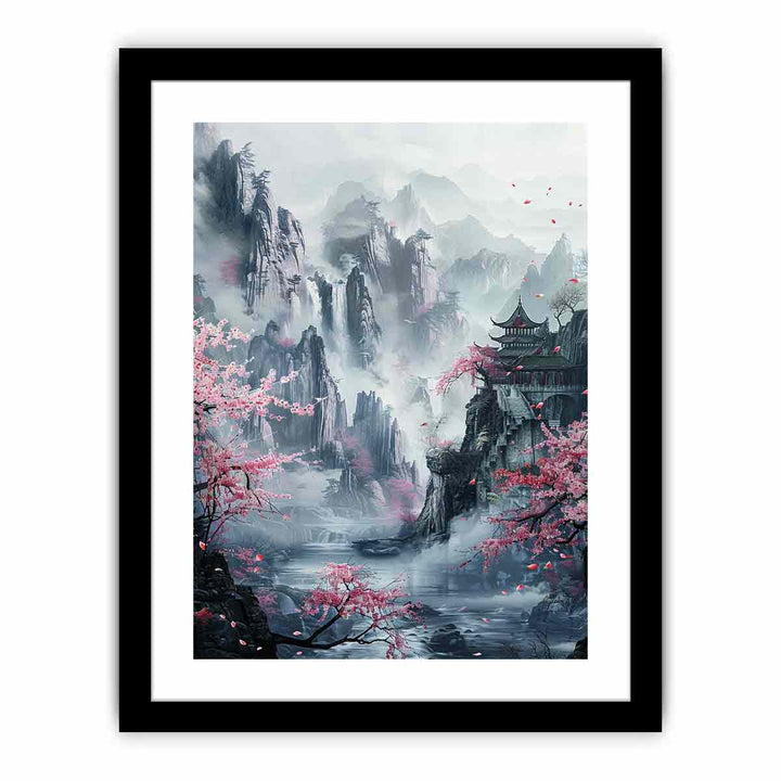 Asian Landscape   Art Print