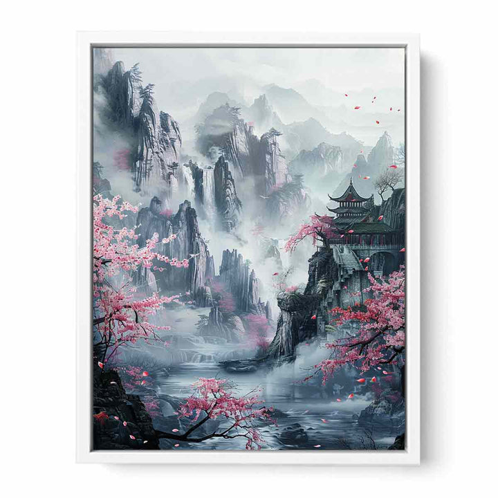 Asian Landscape  Framed Print