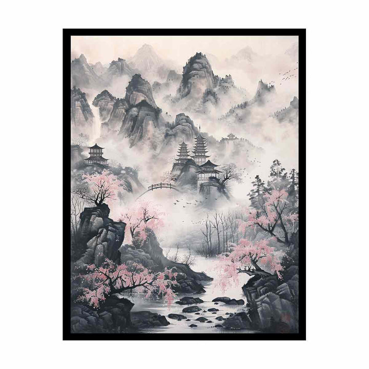 Asian Landscape   Painting