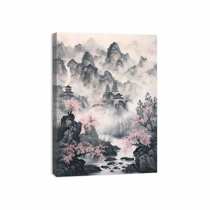 Asian Landscape  Canvas Print