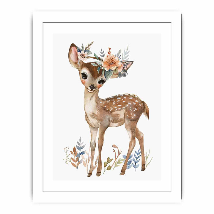 Cute Deer  Streched canvas