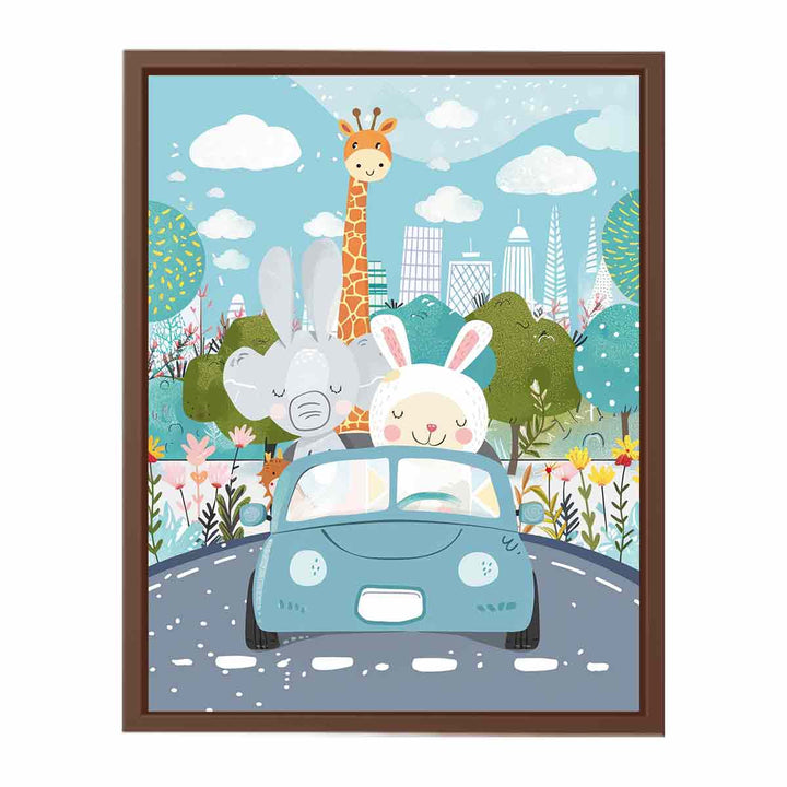 Kids Car   Poster