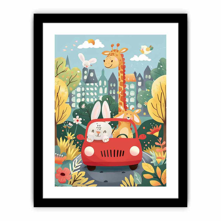 Kids Car   Art Print