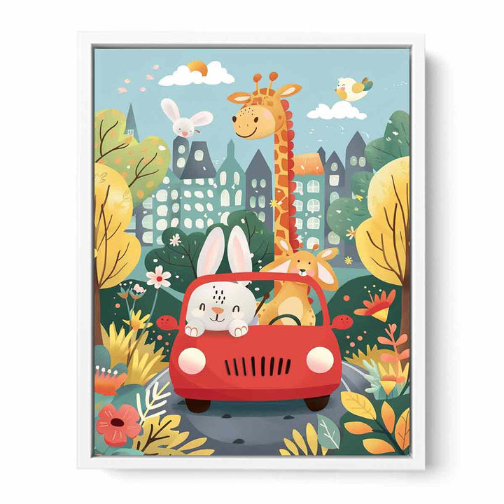 Kids Car  Framed Print