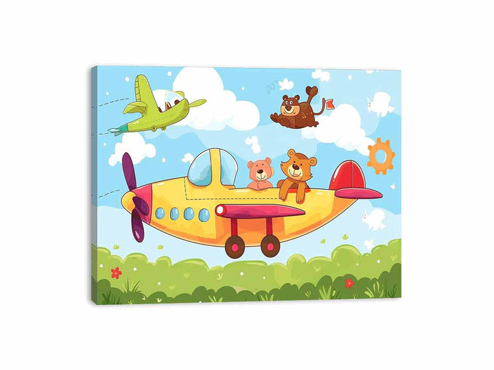 Kids Plane  Canvas Print