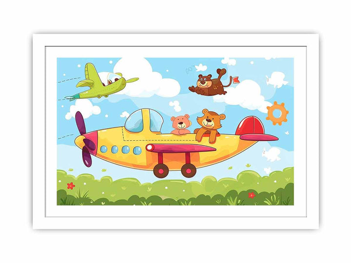 Kids Plane  Streched canvas