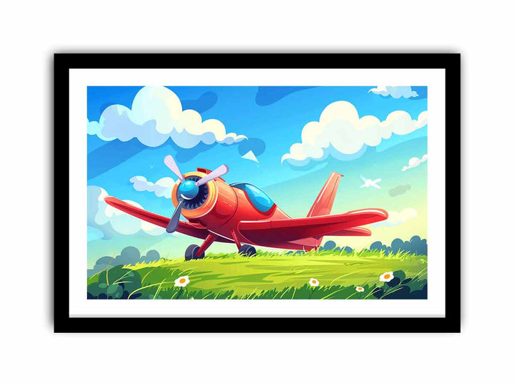 Kids Plane   Art Print