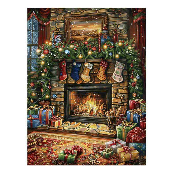 Festive Fireplace