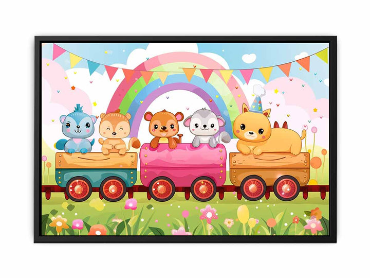 Rainbow Train   Painting