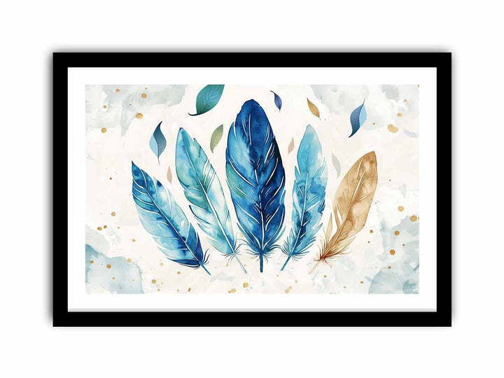 Boho Feathers   Art Print