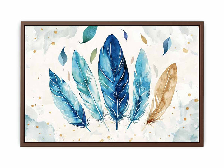 Boho Feathers   Poster