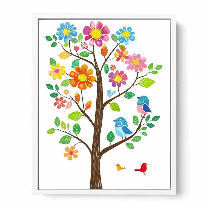 Colorfull Tree  Framed Print