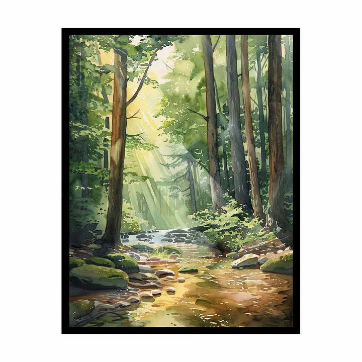 Forest Path   Painting