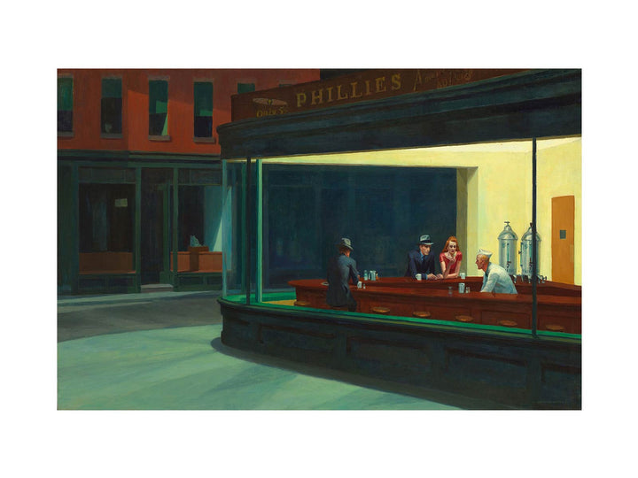 Nighthawks Painting