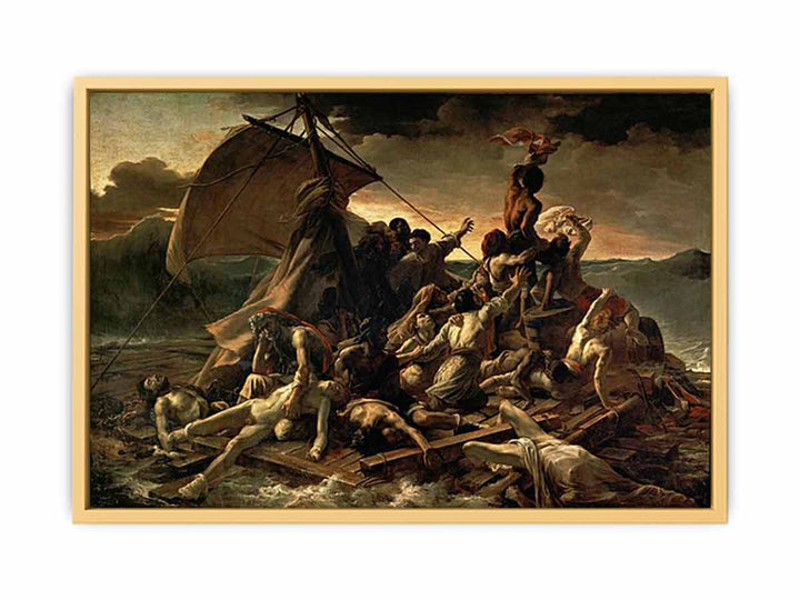 The Raft of the Medusa Streched canvas