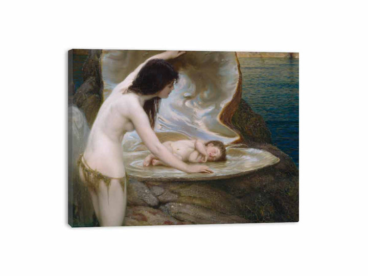 Water Baby Canvas Print