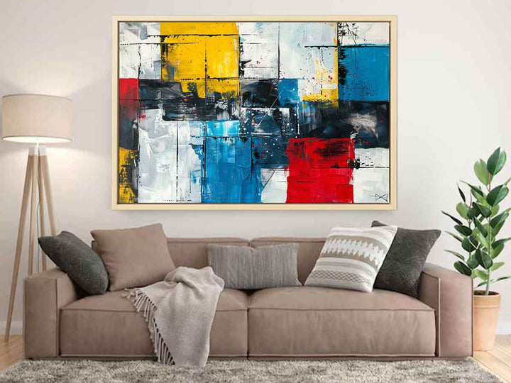 Modern Urban Abstract Painting Art Print