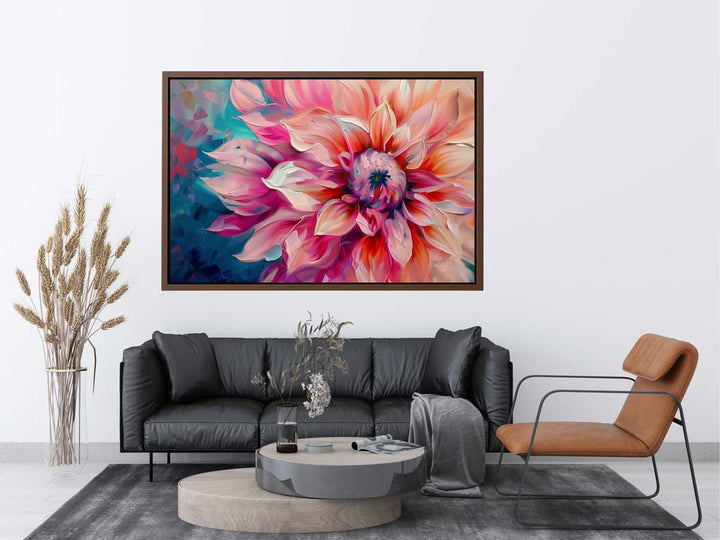 Floral Painting on canvas Print