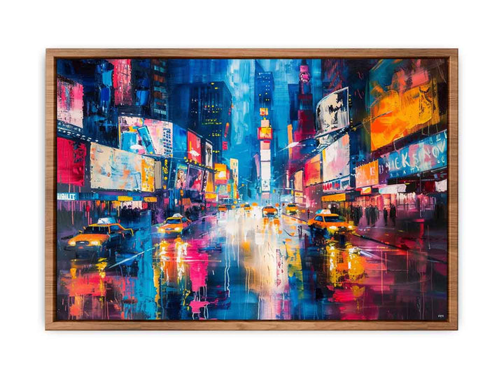  New York City Painting framed Print