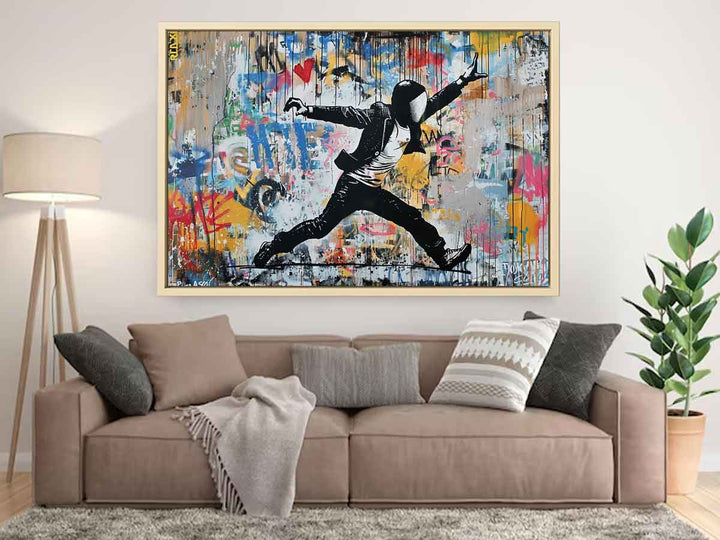 Street Art Painting Art Print