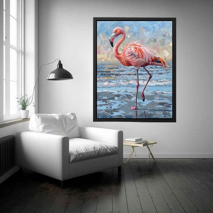 Flamingo  Painting Art Print