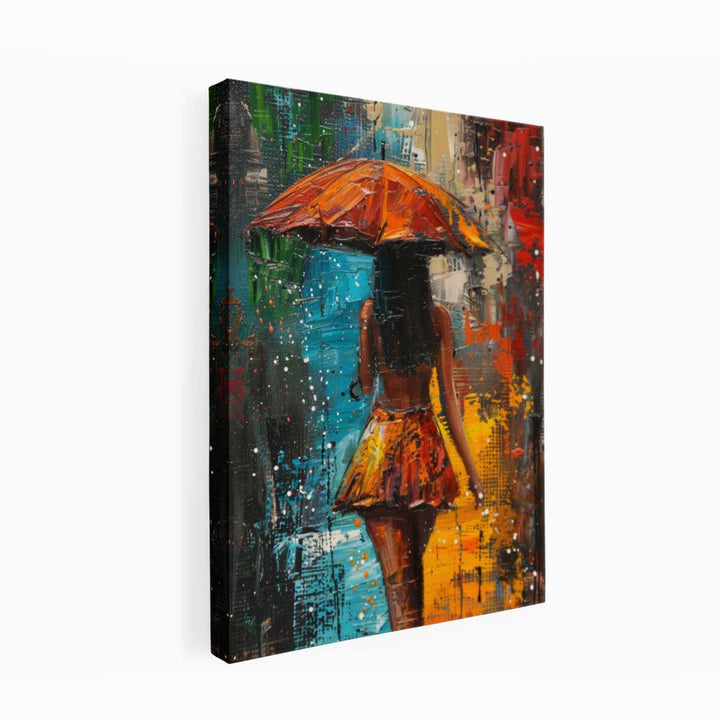 Umbrella  Painting canvas Print