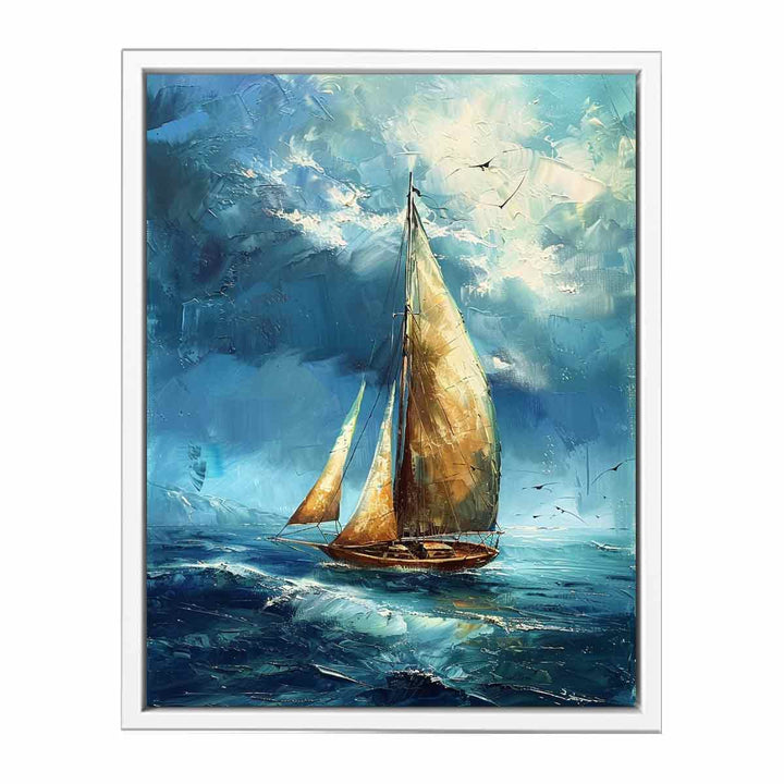 Sailing Boat Painting